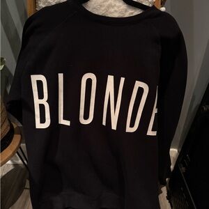 Brunette the Label - “BLONDE” sweatshirt large font